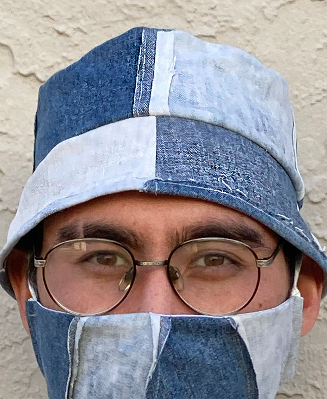UPCYCLED PATCHWORK DENIM BUCKET