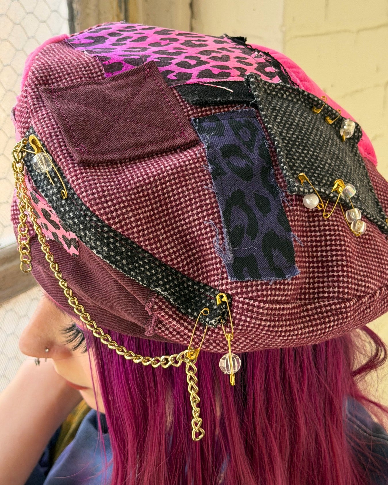 REMIXED RASPBERRY BERET #3