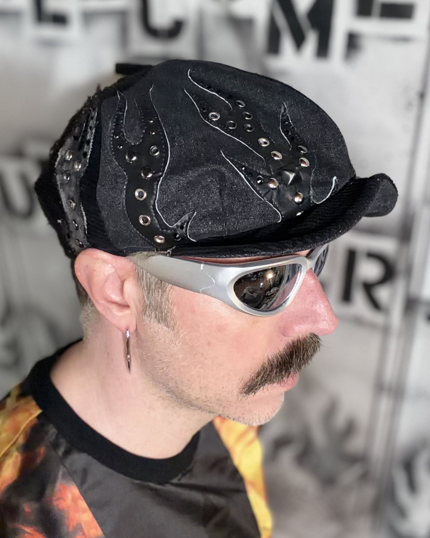 BLACK BLAZING BAKER HAT