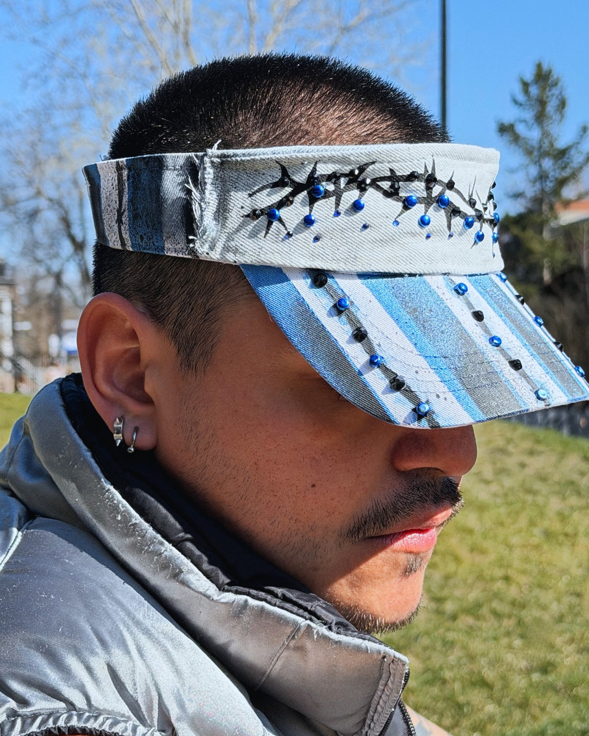 MARTYR VISOR - BLUE/WHITE/BLK