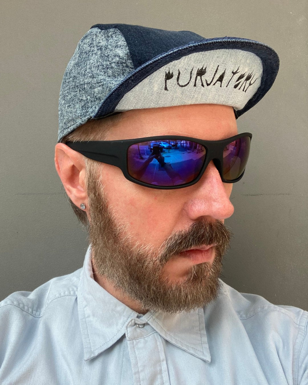 CYCLING CAP - DENIM BLUES