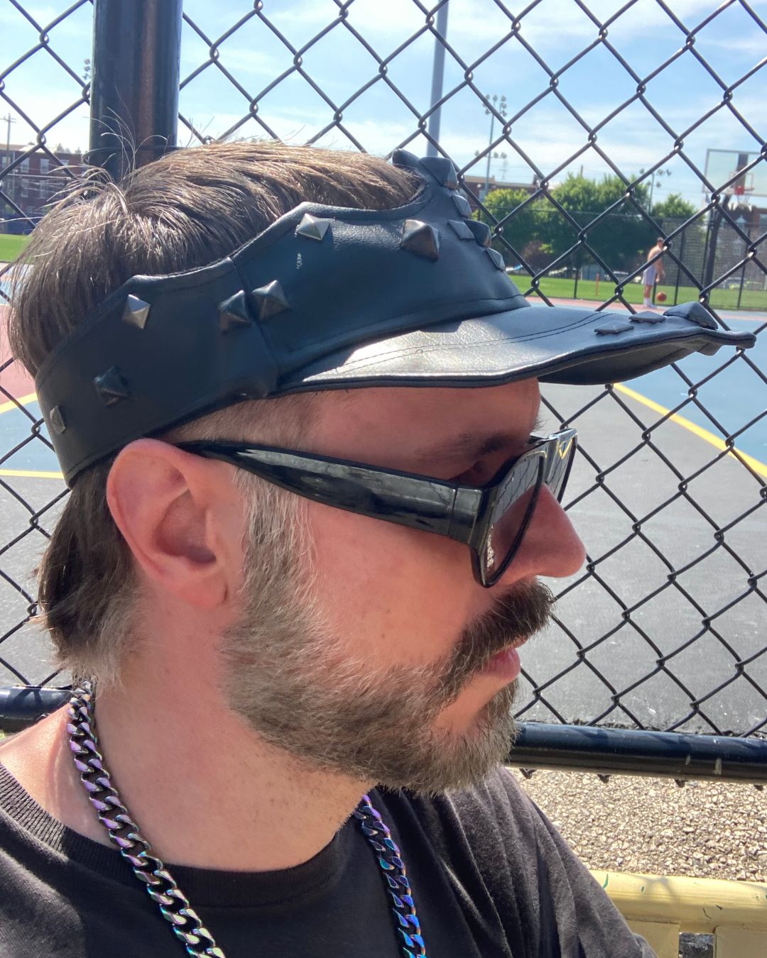 ROYAL VISOR - BLACK PLEATHER
