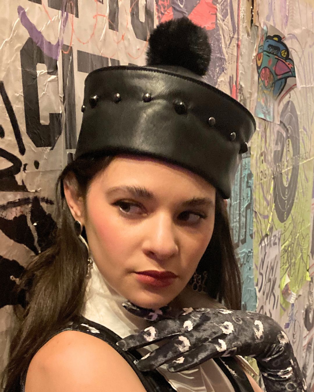 BLACK PLEATHER SAILOR