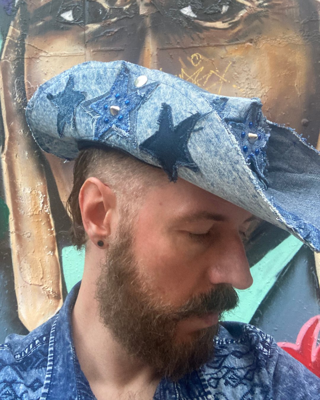 STAR PATCH DENIM COWBOY